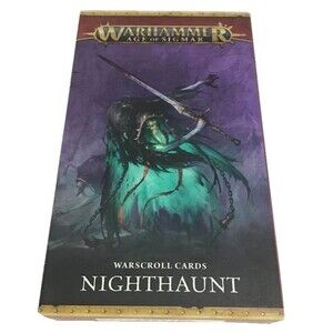 Warhammer Age of Sigmar Warscroll Cards Nighthaunt English NEW